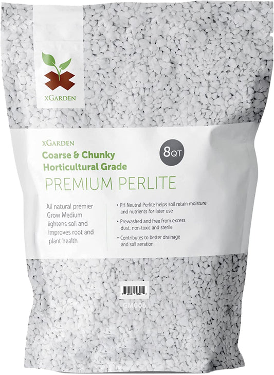 Premium Perlite 8 Quarts Coarse and Chunky