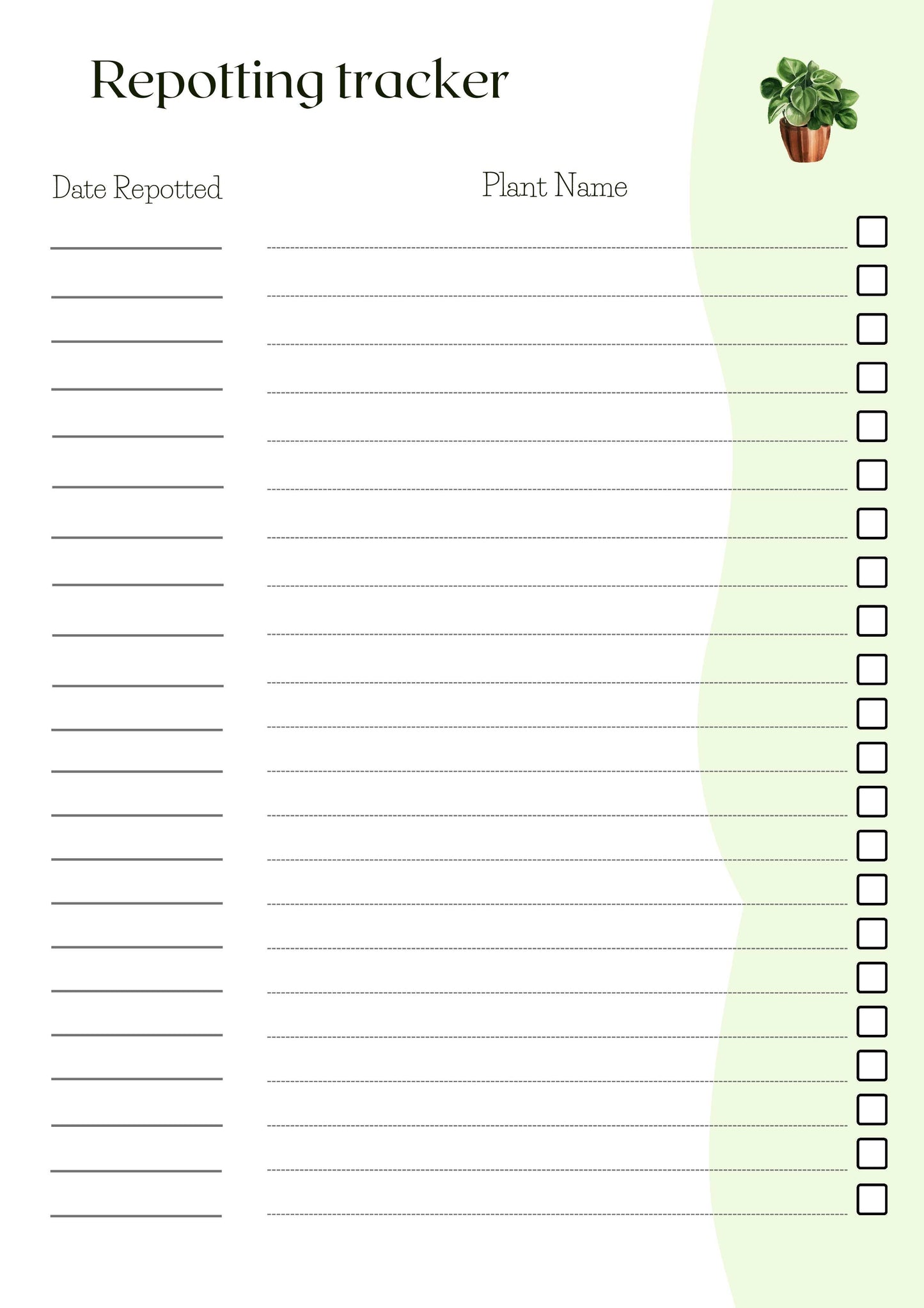 Houseplant Planner & Journal (Printable PDF)