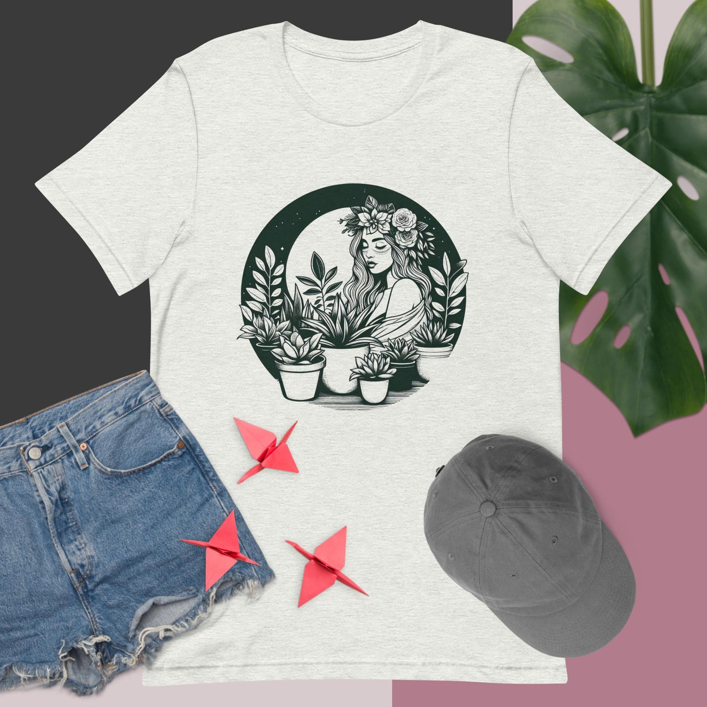 Plants + Boho = Vibe! T-Shirt | Boho Design 4 | 6 Colors