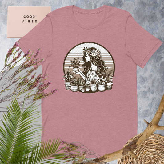Plants + Boho = Vibe! T-Shirt | Boho Design 3 | 13 Colors